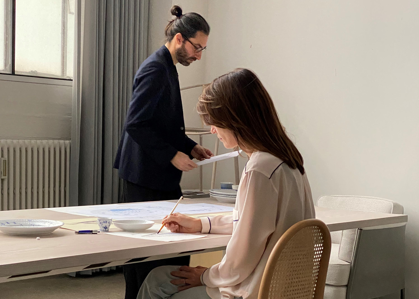 Stine and Enrico also known as GamFratesi in their design studio